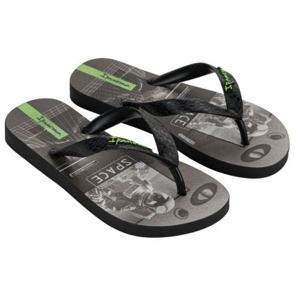 Chinelo Infantil Ipanema Temas - 25479 - Preto/preto/verde - Atacado