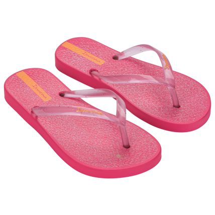 Chinelo Infantil Ipanema Glitter - 26622 - Rosa Medio/rosa Glitter - Atacado