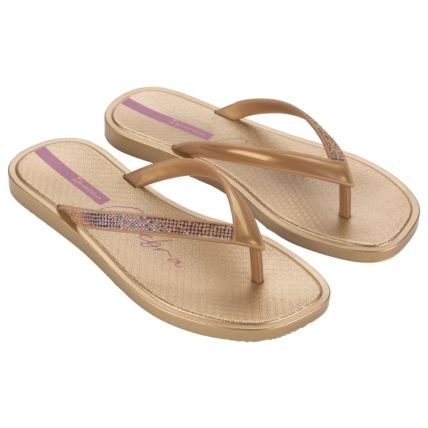 Chinelo Feminino Ipanema Celebra - 27094 - Bege/ouro/violeta - Atacado