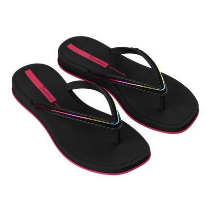 Chinelo Feminino Ipanema Glow - 27398 - Preto/rosa - Atacado