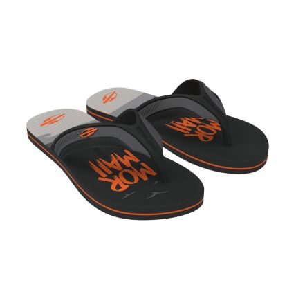 Chinelo Masculino Mormaii Neocycle Iii - 12304 - Preto/grafite/laranja - Atacado