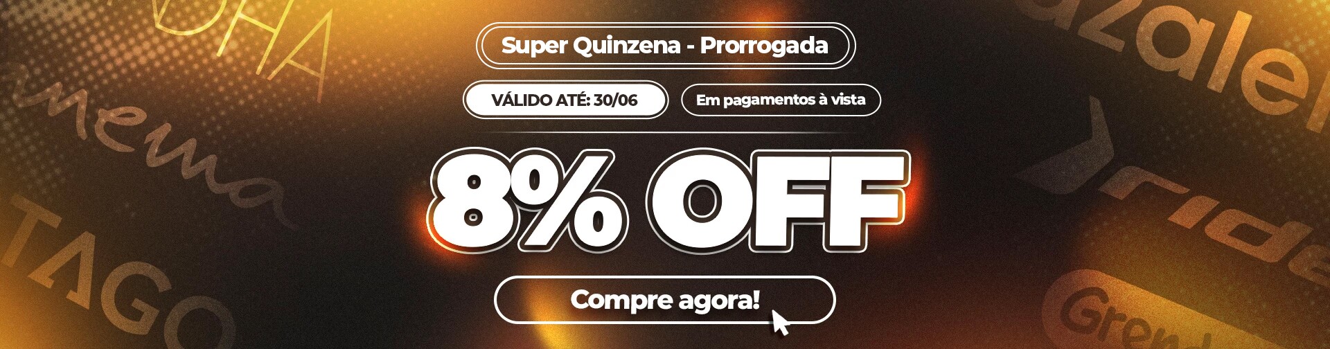 8%-OFF-à-Vista - ATACADO 8%-OFF-à-Vista - ATACADO