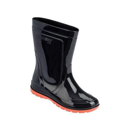 Bota Infantil Jetsky - 00348 - Laranja/preto Com Meia - Atacado