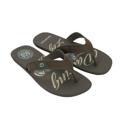 Chinelo Masculino Cartago Dakar - 10738 - Marrom/bege/verde - Atacado