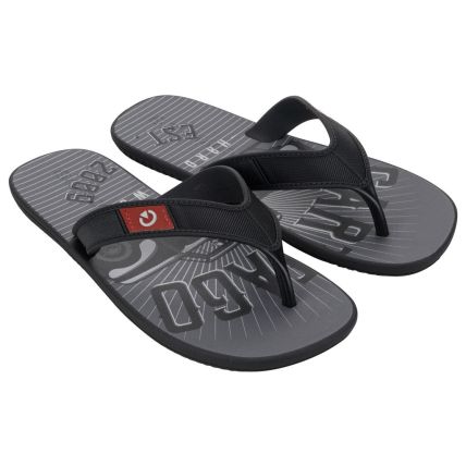 Chinelo Slide Masculino Cartago Dakar - 10738 - Preto/preto/vermelho - Atacado