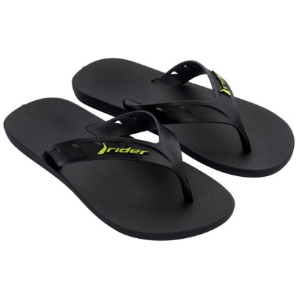 Chinelo Masculino Rider Street - 11573 - Preto/preto/verde - Atacado