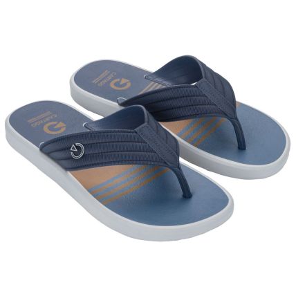 Chinelo Masculino Cartago Montreal - 11729 - Cinza/azul/cinza - Atacado