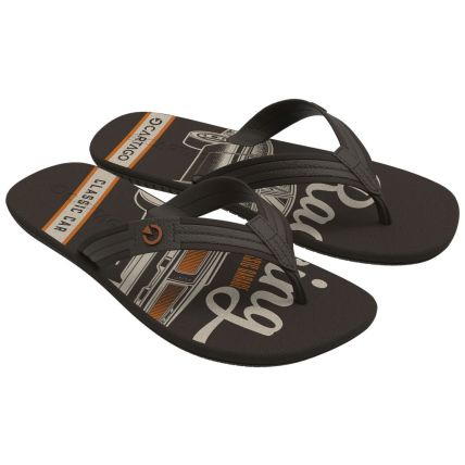 Chinelo Infantil Cartago Atlanta - 11841 - Marrom/marrom/bege - Atacado