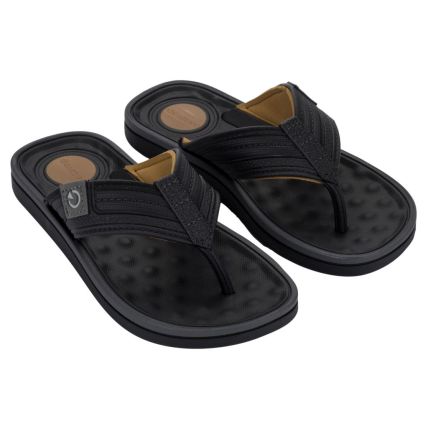 Chinelo Infantil Cartago Alabama - 11858 - Preto/castor/grafite - Atacado