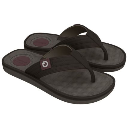 Chinelo Masculino Cartago Alabama - 11859 - Marrom/marrom/bordo - Atacado