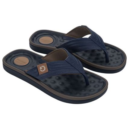 Chinelo Masculino Cartago Alabama - 11859 - Azul/azul/marrom - Atacado