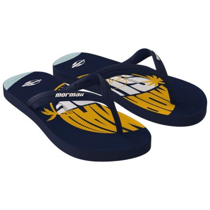 Chinelo Masculino Mormaii Tropical - 11936 - Azul/azul/branco - Atacado