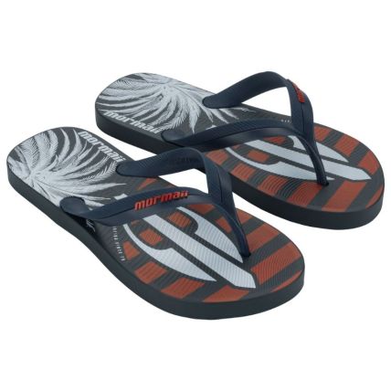 Chinelo Masculino Mormaii Tropical - 11936 - Azul/azul/vermelho - Atacado