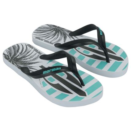Chinelo Masculino Mormaii Tropical - 11936 - Branco/preto/azul - Atacado