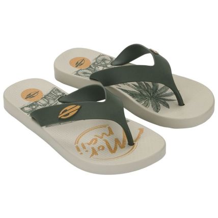 Chinelo Infantil Mormaii Tropical Ii - 12193 - Bege/verde/amarelo - Atacado