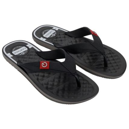 Chinelo Masculino Cartago Arizona - 12212 - Preto/preto/cinza - Atacado