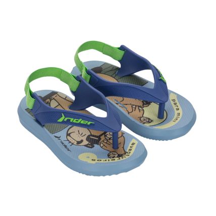 Sandalia Baby Rider R1 Iii - 12295 - Azul/azul/verde - Atacado