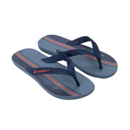 Chinelo Masculino Rider Feel Urban - 12318 - Azul/azul/laranja (Be507) - Atacado