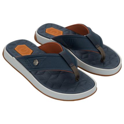 Chinelo Masculino Cartago Nápoles Iv - 12339 - Cinza/azul/laranja - Atacado