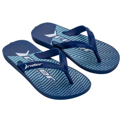 Chinelo Infantil Rider Feel Urban - 12342 - Azul/azul/branco - Atacado