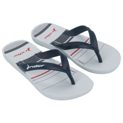 Chinelo Infantil Rider Feel Urban - 12342 - Branco/azul/vermelho (Bs813) - Atacado