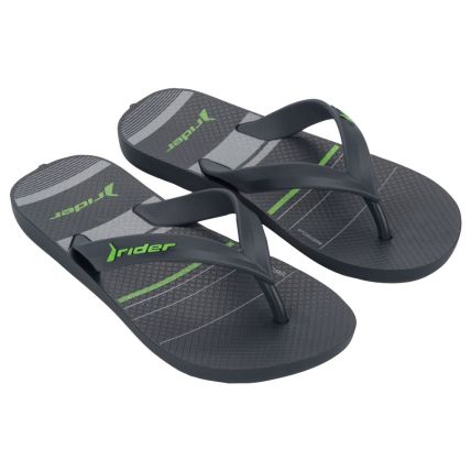 Chinelo Infantil Rider Feel Urban - 12342 - Cinza/basalto/verde - Atacado