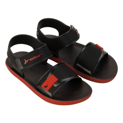 Sandalia Papete Infantil Rider Kick - 12354 - Vermelho/preto - Atacado