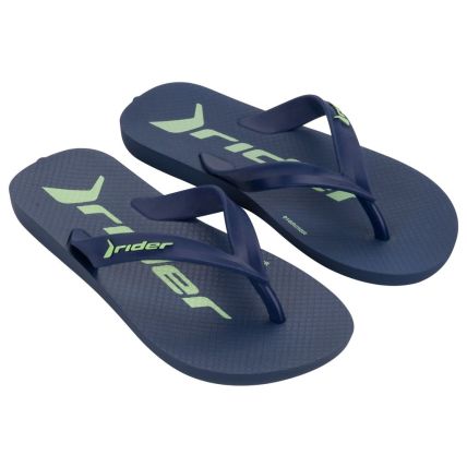 Chinelo Infantil Rider Feel - 12372 - Azul/verde - Atacado