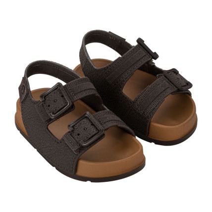 Chinelo Slide Baby Cartago Milão Ii -12418 - Bege/marrom - Atacado