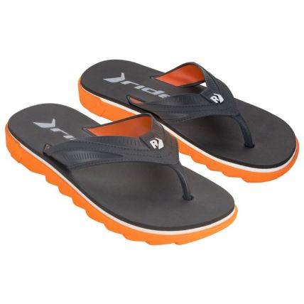 Chinelo Masculino Rider Rw Plus - 12425 - Laranja/azul/cinza - Atacado
