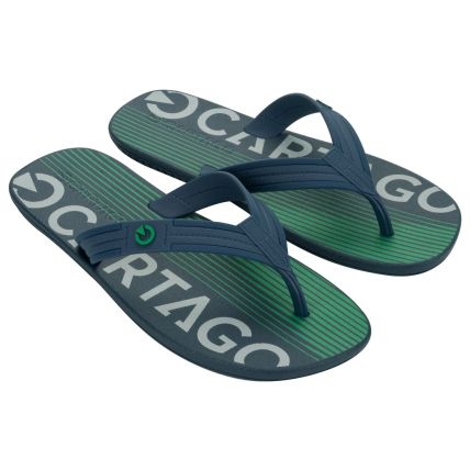 Chinelo Masculino Cartago Atlanta Ii - 12432 - Azul/verde/cinza - Atacado