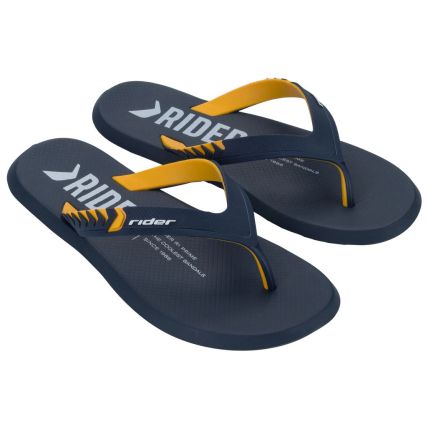 Chinelo Masculino Rider R1 Prime - 12438 - Azul/amarelo/branco - Atacado