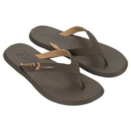 Chinelo Masculino Rider R1 Prime - 12438 - Marrom/bege - Atacado