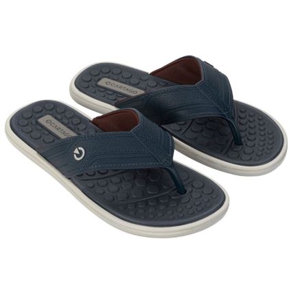 Chinelo Masculino Cartago Veneto Iii - 12452 - Cinza/azul/bordo - Atacado