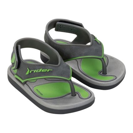 Chinelo Baby Rider R Line Plus Ii - 12454 - Grafite/cinza/verde - Atacado