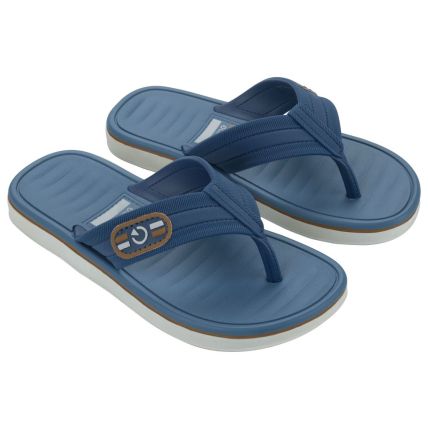 Chinelo Infantil Cartago Paris Ii - 12468 - Cinza/azul - Atacado