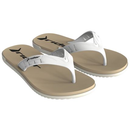 Chinelo Masculino Rider Rw Ii - 12480 - Bege/branco/preto - Atacado