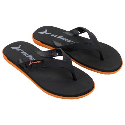 Chinelo Masculino Rider Rw Ii - 12480 - Laranja/preto/branco - Atacado