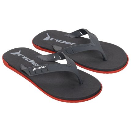 Chinelo Masculino Rider Rw Ii - 12480 - Vermelho/cinza/branco - Atacado