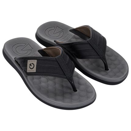 Chinelo Masculino Cartago Sintra - 12482 - Preto/marrom/cinza - Atacado