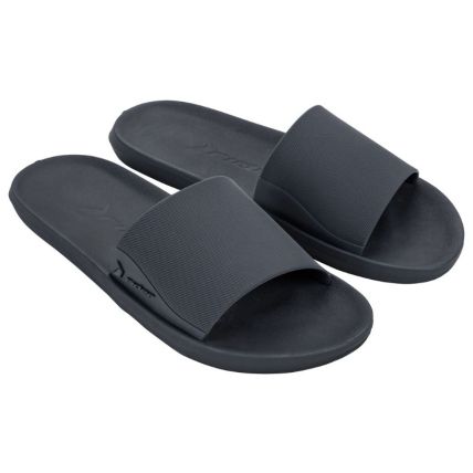 Chinelo Slide Masculino Rider Feel - 12491 - Grafite/cinza - Atacado