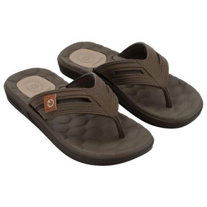 Chinelo Masculino Cartago Egeu Iv - 12530 - Marrom/marrom/bege - Atacado