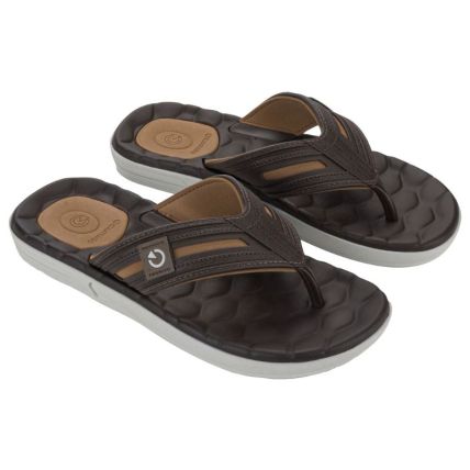 Chinelo Masculino Cartago Egeu Iv - 12530 - Marrom/marrom/castor - Atacado 