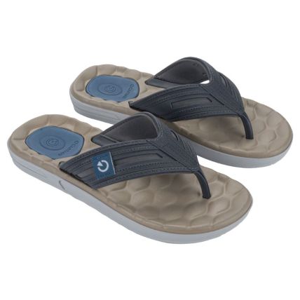 Chinelo Masculino Cartago Egeu Iv - 12530 - Bege/basalto/azul - Atacado