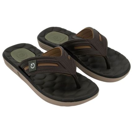 Chinelo Masculino Cartago Egeu Iv - 12530 - Branco/azul/marrom - Atacado