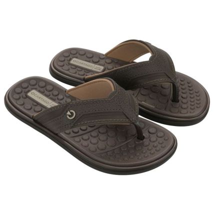 Chinelo Infantil Cartago Veneto Iii - 12546 - Marrom/marrom - Atacado
