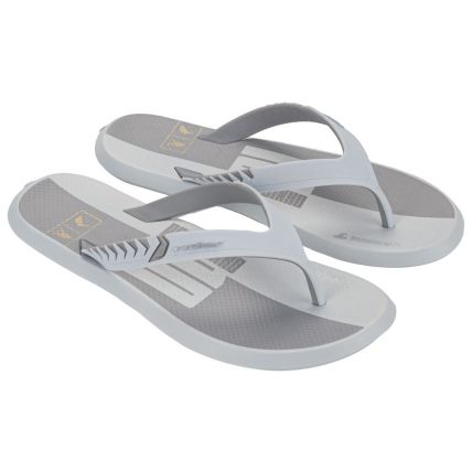 Chinelo Masculino Rider R1 Prime R10 - 12559 - Branco/cinza - Atacado