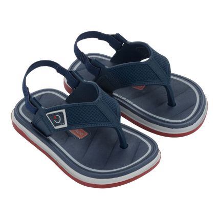 Sandalia Baby Cartago Malaga Sport Ii - 12585 - Cinza/azul/vermelho - Atacado