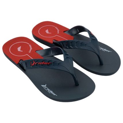 Chinelo Masculino Rider Street Duo Sport - 12624 - Azul/vermelho/branco - Atacado