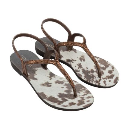 Sandalia Feminina Grendha Amor Em Flor - 19228 - Bronze - Atacado